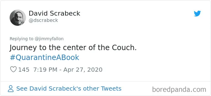 30 People Hilariously Respond To Jimmy Fallon’s ‘Quarantine A Book’ Challenge