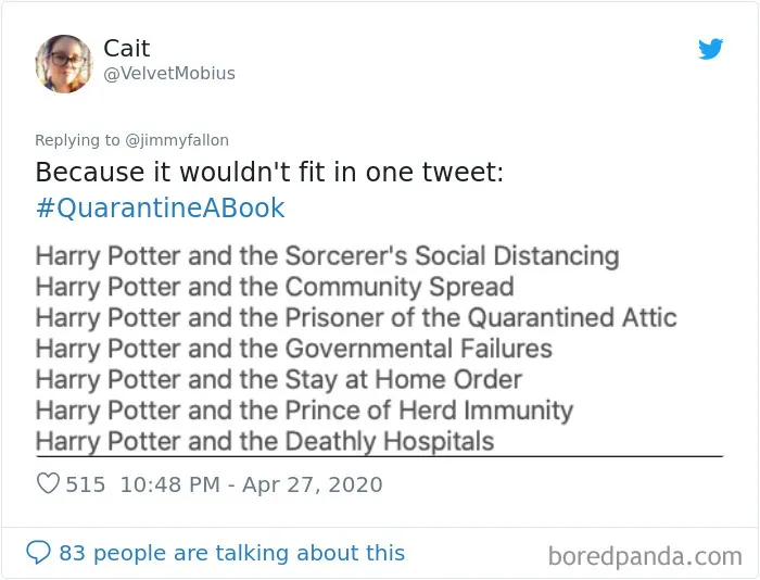 30 People Hilariously Respond To Jimmy Fallon’s ‘Quarantine A Book’ Challenge