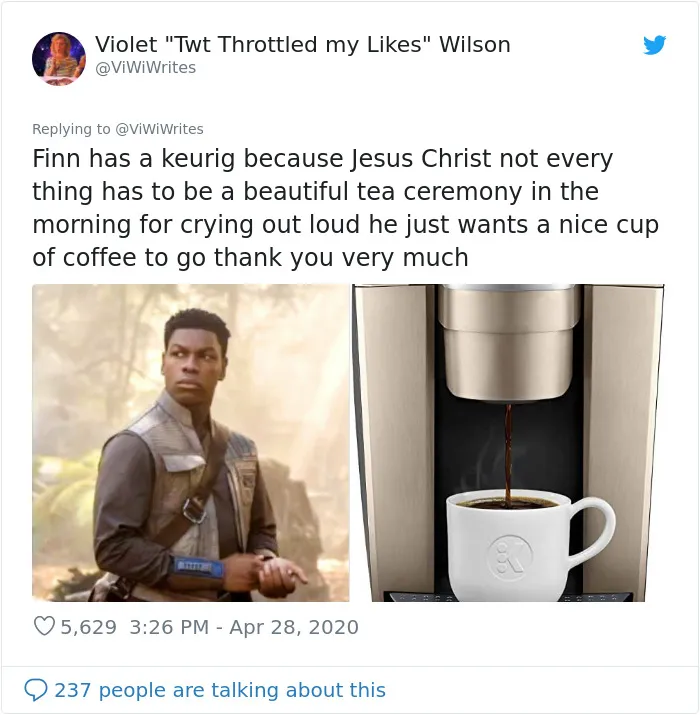 Star Wars Fan Creates A Hilarious Comparison of How Star Wars Characters Would Make Coffee And People Think It’s Spot-On