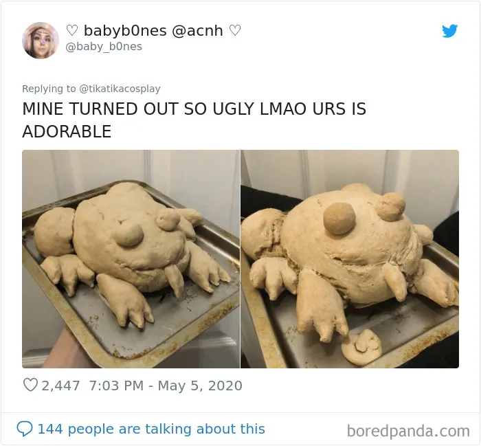 30 People Share Their Attempts At The Latest Trend - Baking Frog Bread