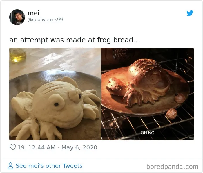 30 People Share Their Attempts At The Latest Trend - Baking Frog Bread