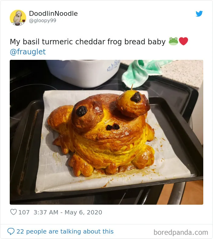 30 People Share Their Attempts At The Latest Trend - Baking Frog Bread