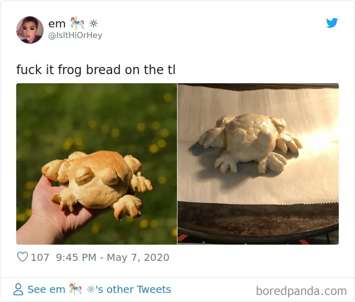 30 People Share Their Attempts At The Latest Trend - Baking Frog Bread