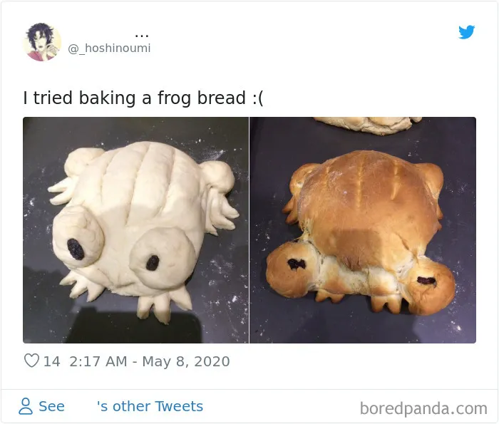 30 People Share Their Attempts At The Latest Trend - Baking Frog Bread