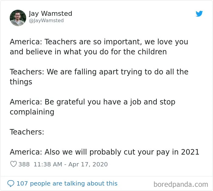 44 Of The Best Tweets From Teachers Working During The Quarantine