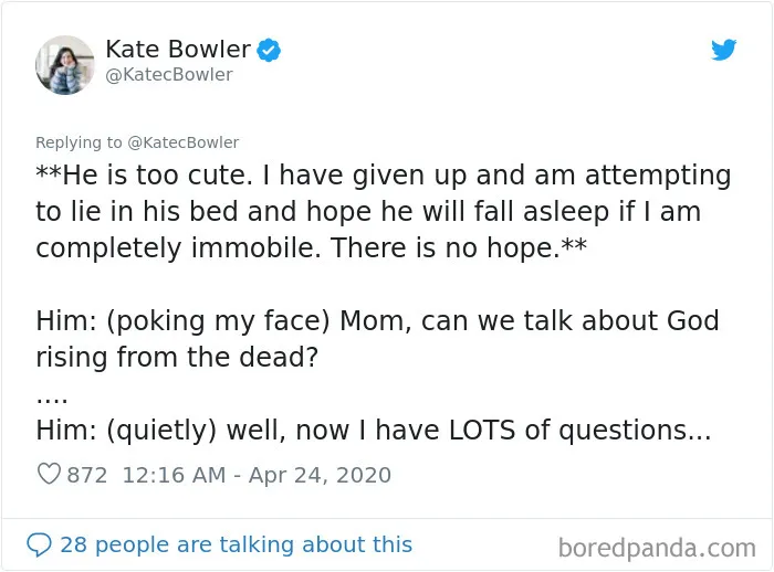 Mom Shares 29 Hilarious Things Her 6 Y.O. Says To Stall Her From Leaving His Room At Bedtime