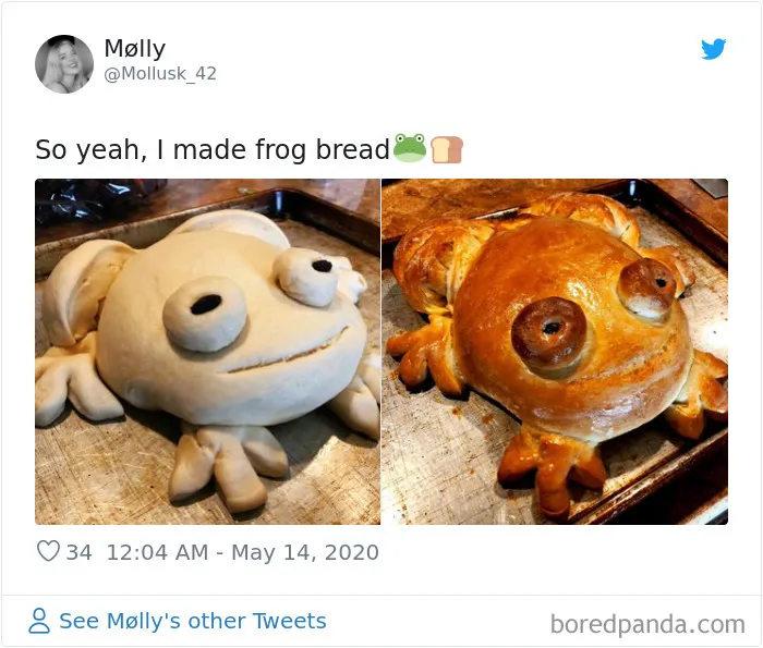 30 People Share Their Attempts At The Latest Trend - Baking Frog Bread