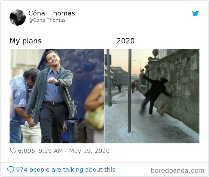 People Make Hilarious "My Plans vs. 2020" Memes And Here Are 30 Of Them