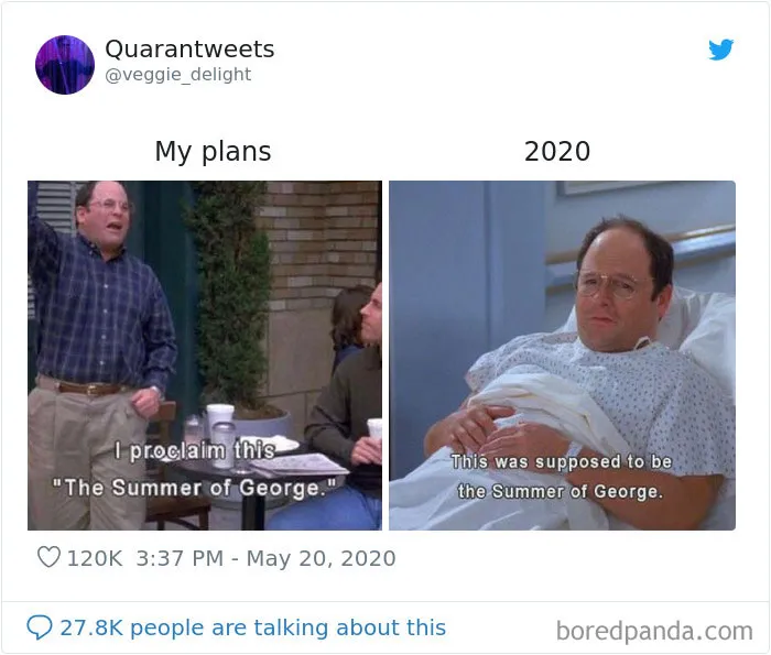 People Make Hilarious "My Plans vs. 2020" Memes And Here Are 30 Of Them