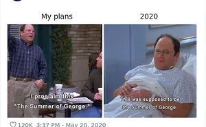 People Make Hilarious "My Plans vs. 2020" Memes And Here Are 30 Of Them