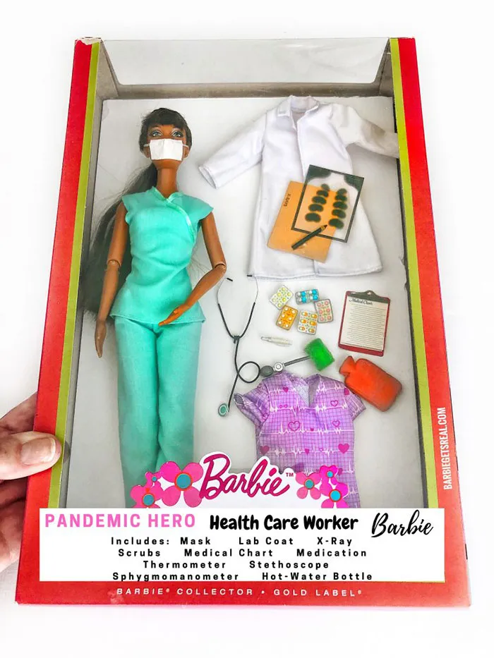 Pandemic Hero Barbie – Health Care Worker