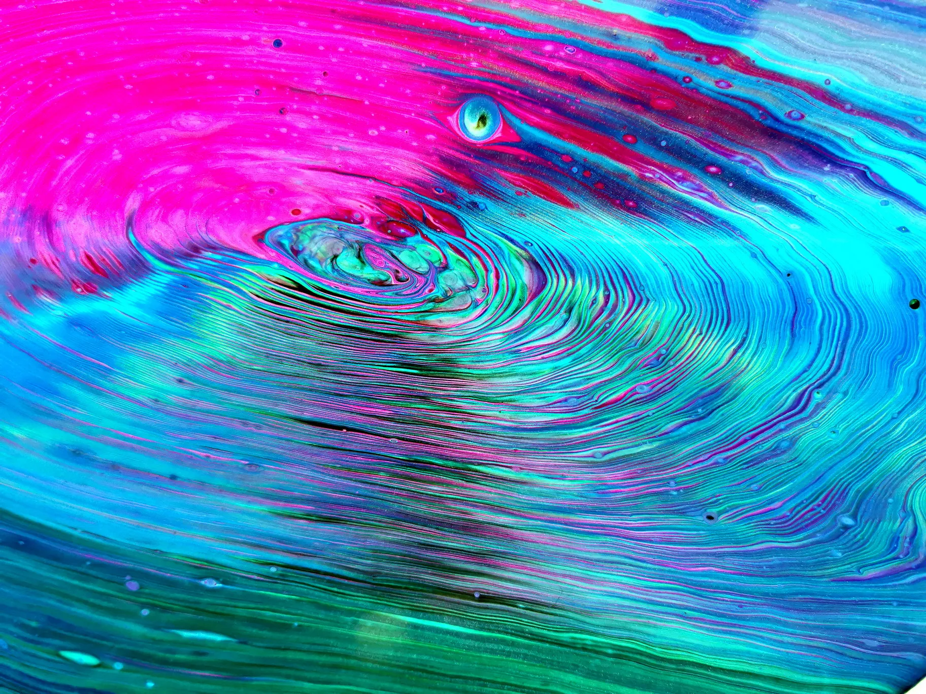 Dripping Fluid Art Technique ~ Acrylic Pour Painting ~ Satisfying Art