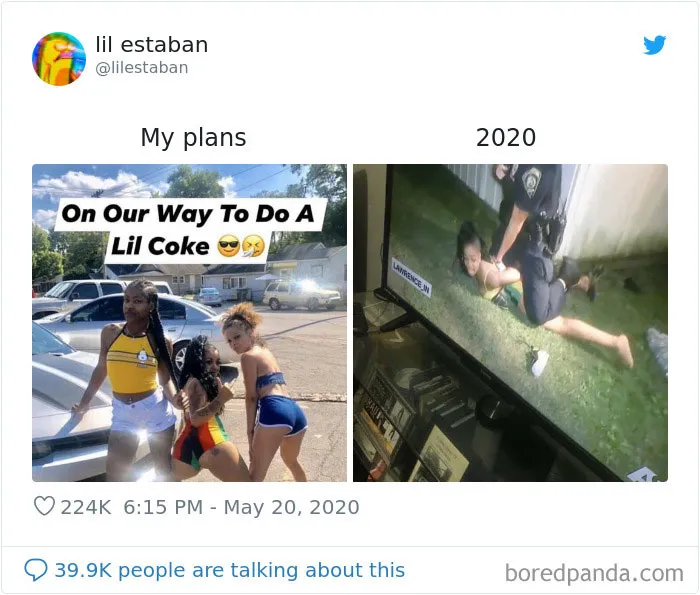 People Make Hilarious "My Plans vs. 2020" Memes And Here Are 30 Of Them