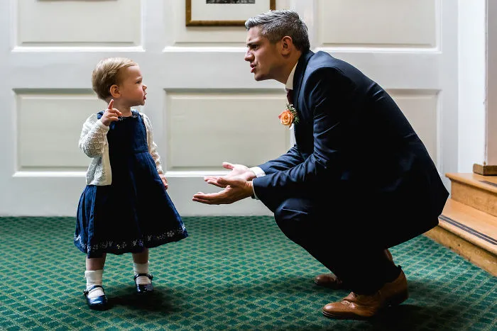 This Little Girl That Appears To Have Taken The Upper Hand