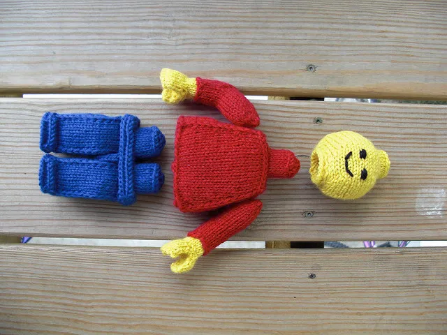 Knit A LEGO Minifigure, Some Assembly Required!