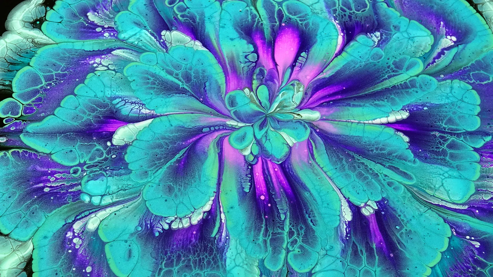 Acrylic Pour Painting Tutorial ~ Reverse Flower Dip ~ Paint #withme