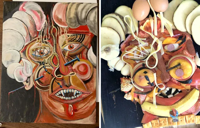 This Facebook Group Dedicated To Terrible Art Started Recreating It And Here Are 40 Hilarious Entries