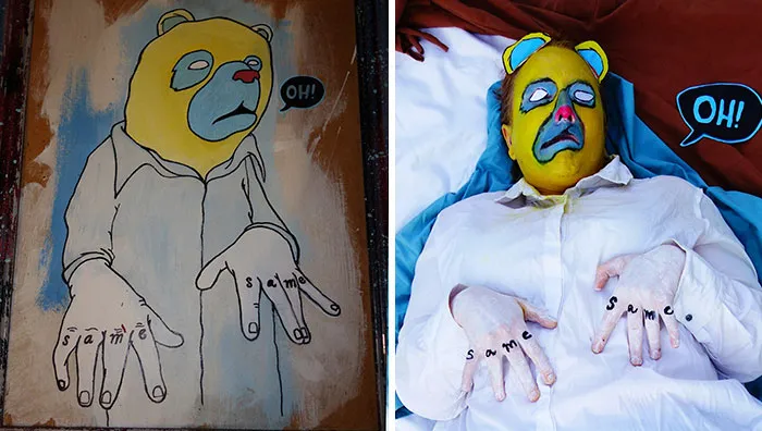 This Facebook Group Dedicated To Terrible Art Started Recreating It And Here Are 40 Hilarious Entries