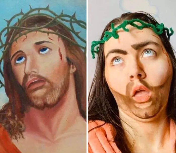 This Facebook Group Dedicated To Terrible Art Started Recreating It And Here Are 40 Hilarious Entries