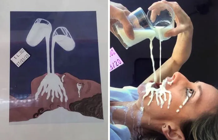 This Facebook Group Dedicated To Terrible Art Started Recreating It And Here Are 40 Hilarious Entries