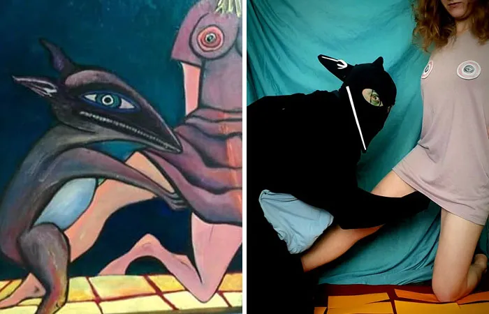 This Facebook Group Dedicated To Terrible Art Started Recreating It And Here Are 40 Hilarious Entries