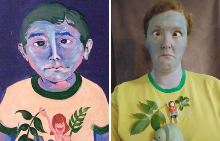 This Facebook Group Dedicated To Terrible Art Started Recreating It And Here Are 40 Hilarious Entries