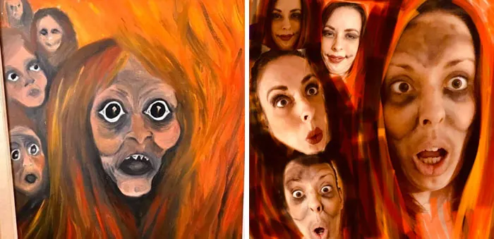 This Facebook Group Dedicated To Terrible Art Started Recreating It And Here Are 40 Hilarious Entries