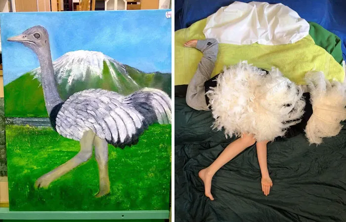 This Facebook Group Dedicated To Terrible Art Started Recreating It And Here Are 40 Hilarious Entries
