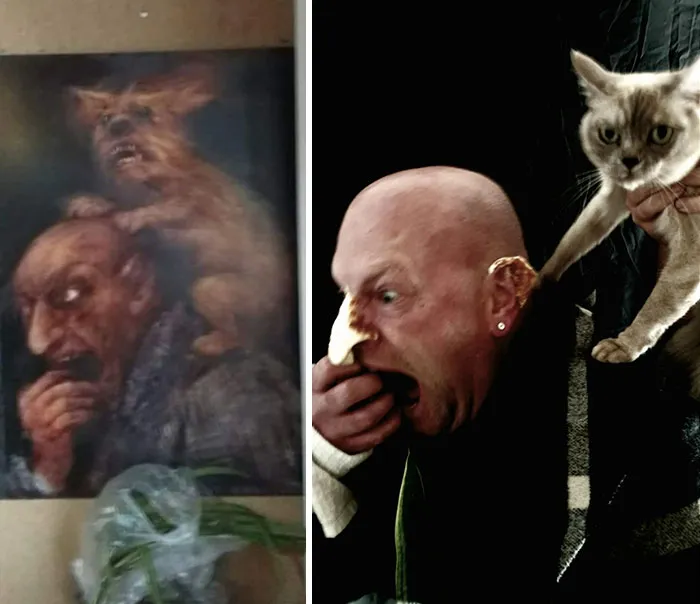 This Facebook Group Dedicated To Terrible Art Started Recreating It And Here Are 40 Hilarious Entries