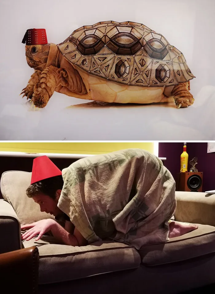This Facebook Group Dedicated To Terrible Art Started Recreating It And Here Are 40 Hilarious Entries