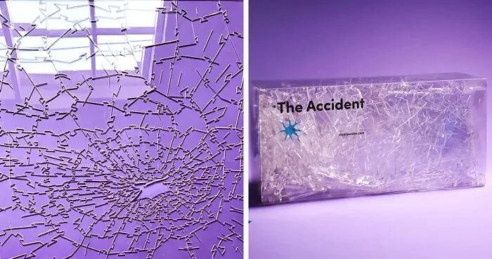 This ‘Impossible’ Transparent Puzzle With 215 Unique Pieces Looks Like A Cruel Joke And You Can Buy It For $59