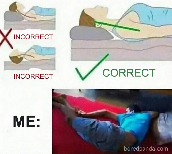 Sleeping Pose