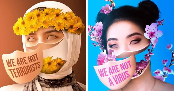 Artist Draws Attention To Race And Gender Stereotypes With A Series Of Surreal Portraits