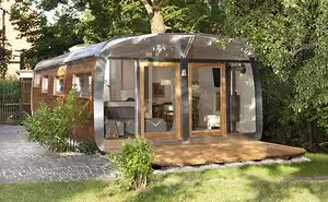 Amazing Cozy Tiny House With A Sleeping Loft Accessed By A Ship Style Ladder.