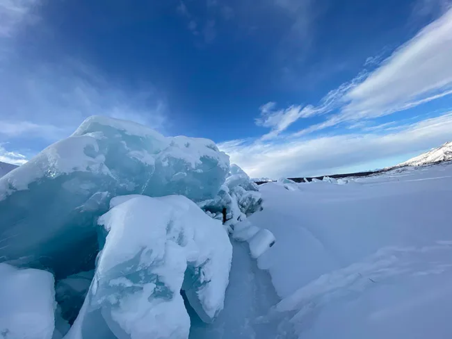 Summer Tour Of An Alaska Glacier