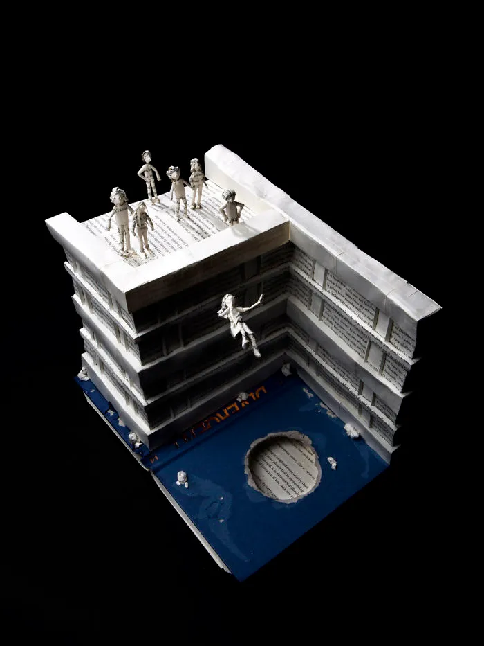 Artist Illustrates The Stories Of Books With Beautifully Crafted Figures (23 Pics)