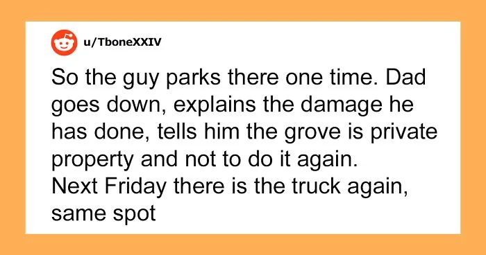 Jerk Repeatedly Damages Pecan Groves With His Trailer Truck, So The Landowner Teaches Him An Expensive Lesson