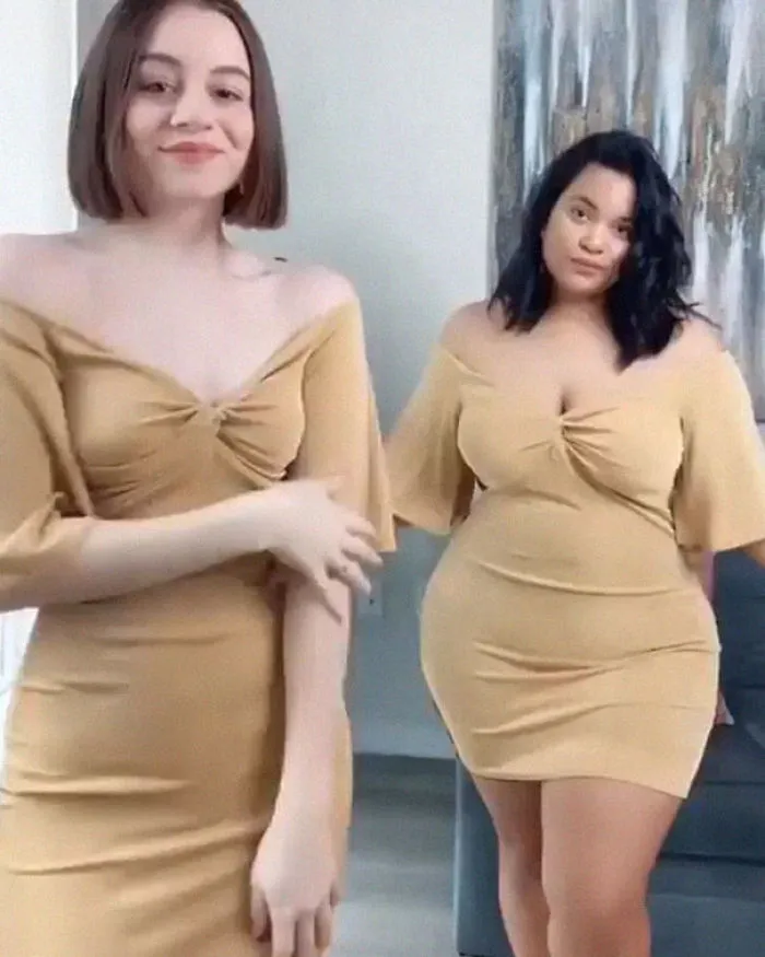 Two Friends Show How The Same Clothes Look On Their Different Body Types (33 Pics)