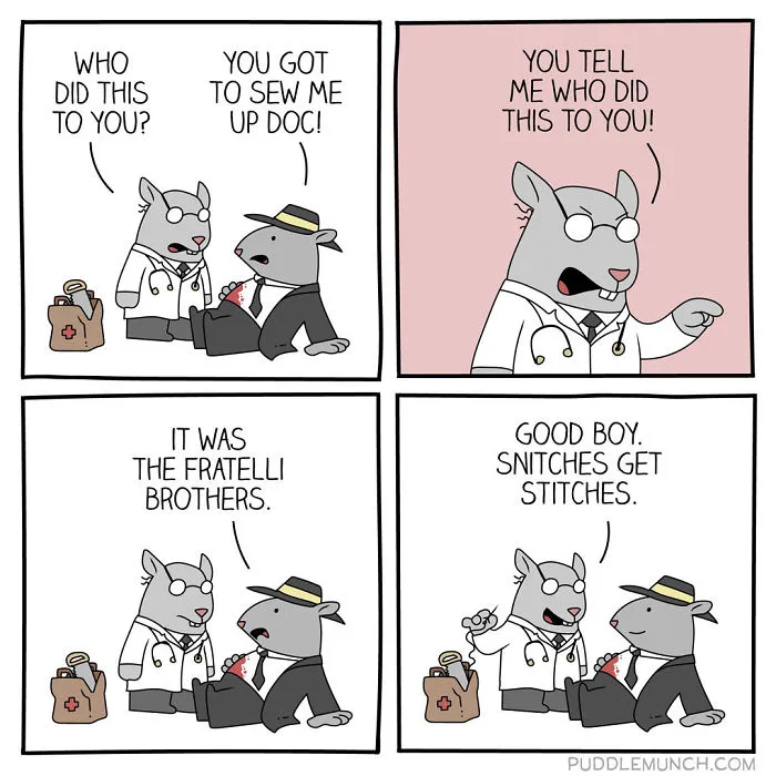 30 Four-Panel Comics For People Who Have A Bit Of A Darker Sense Of Humor