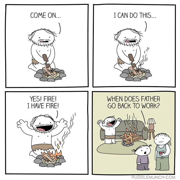 30 Four-Panel Comics For People Who Have A Bit Of A Darker Sense Of Humor