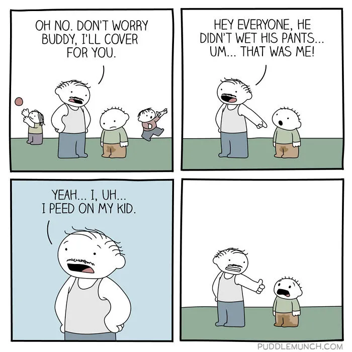 30 Four-Panel Comics For People Who Have A Bit Of A Darker Sense Of Humor