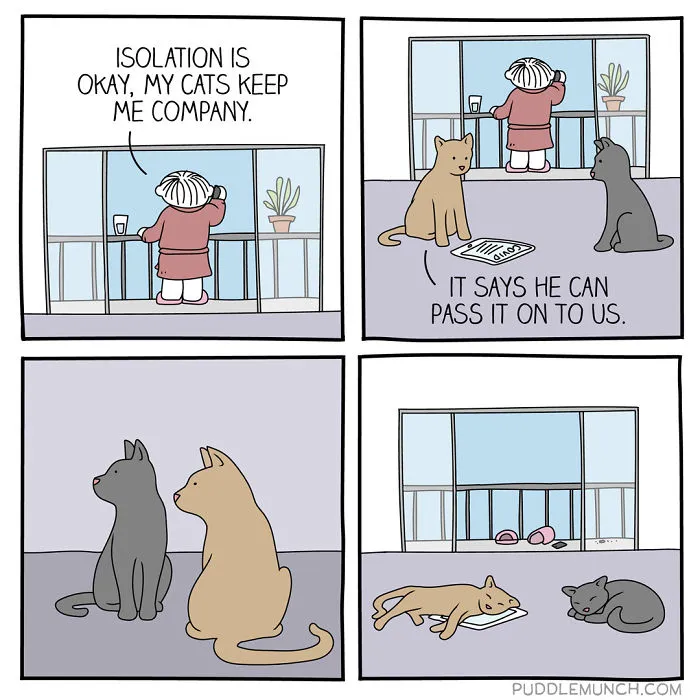 30 Four-Panel Comics For People Who Have A Bit Of A Darker Sense Of Humor