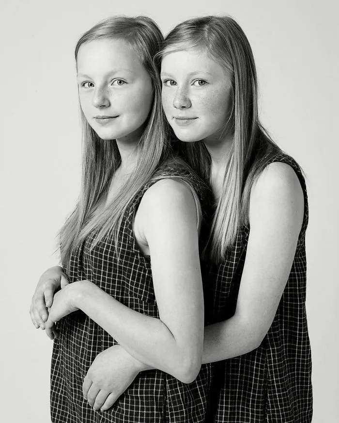 Photographer Finds Look-Alikes That Are Not Actually Related By Blood But Look Incredibly Similar (30 Pics)