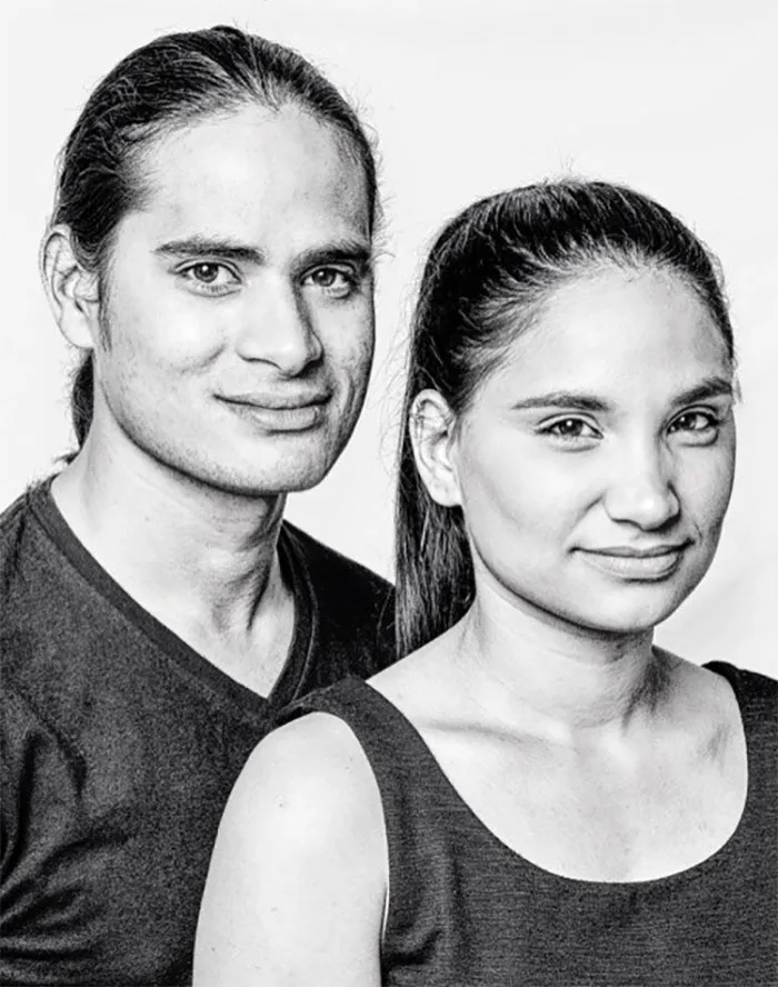 Photographer Finds Look-Alikes That Are Not Actually Related By Blood But Look Incredibly Similar (30 Pics)
