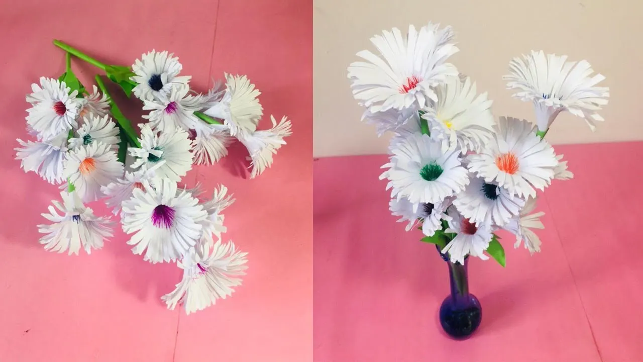 Paper Flower Sticks