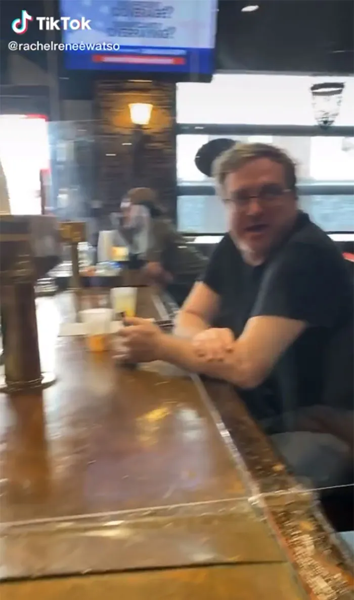 See-Through Barriers At A Bar