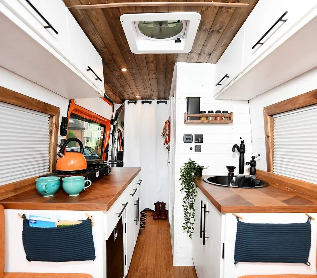 DIY Mercedes Sprinter Van Conversion | Full Bathroom | Off-Grid Tiny Home.