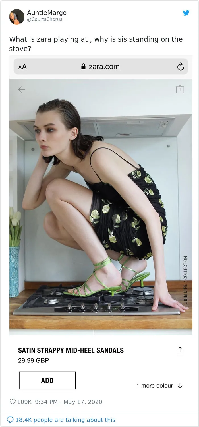 Zara Shoppers Are Saying It's Impossible To Shop Online Due To Weird Modeling Poses, Share Screenshots To Prove Their Point