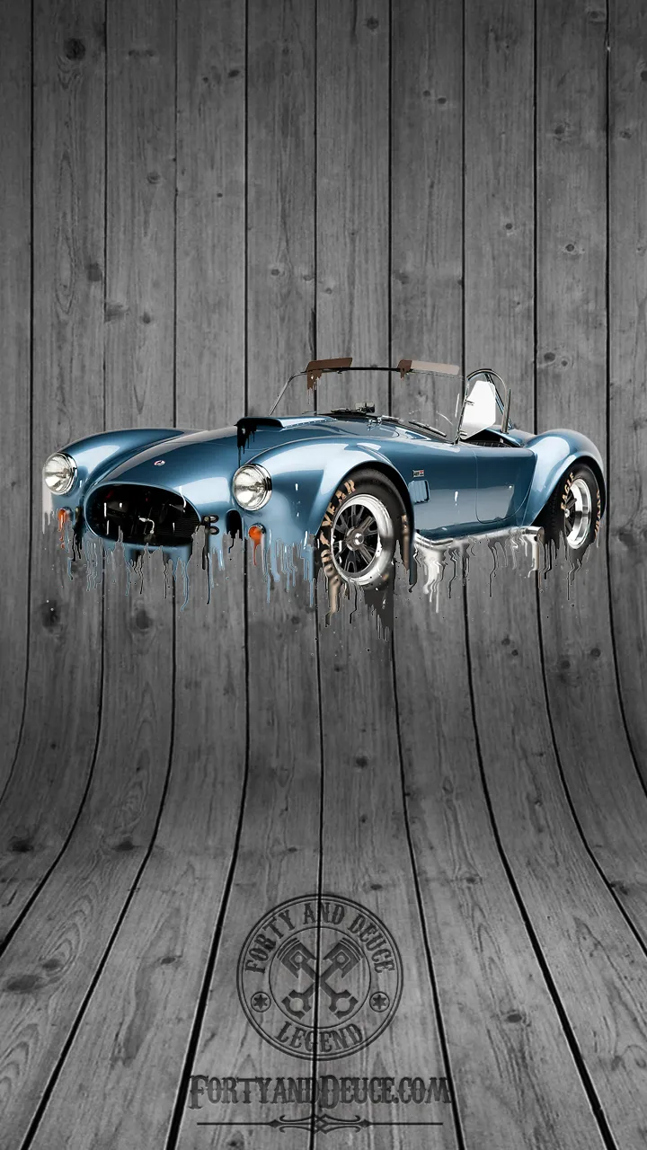 I Created This Ac Cobra Liquid Metal Design For Phone Wallpapers