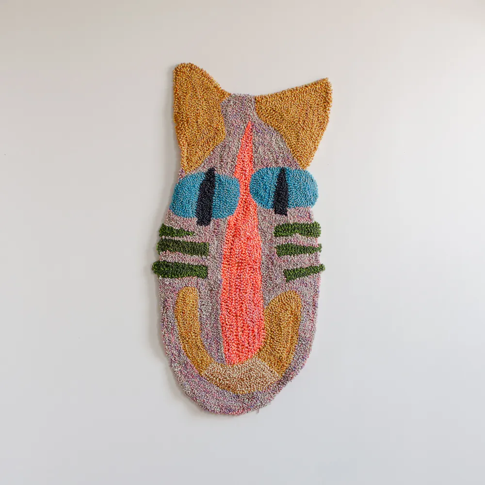 Large Scale Textile Work Made Of Reclaimed T-Shirts
